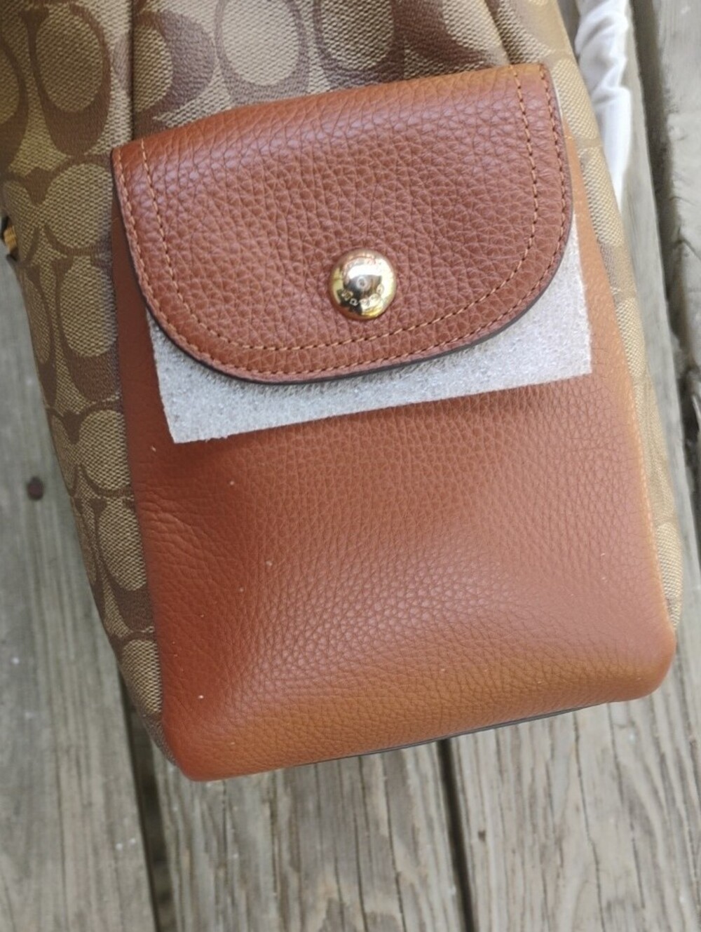 Coach NEW $478 Pennie Shoulder Bag In Signature Canvas NWOT - Picture 6 of 16